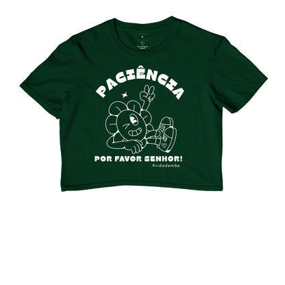 Cropped Mãe - Paciência por favor