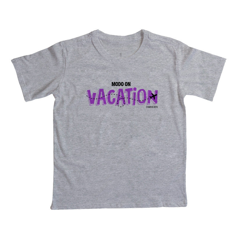 Camiseta Infantil- Vacation Modo on