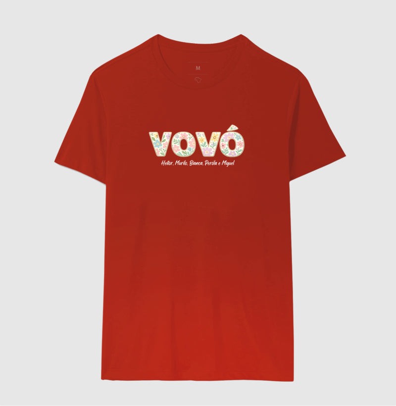 Camiseta Personalizada Bisavó / Vovó Floral