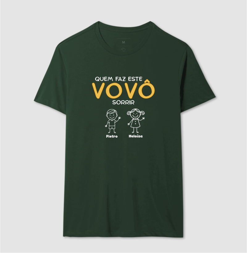 Camiseta Personalizada Eu sou Vovô desta turminha