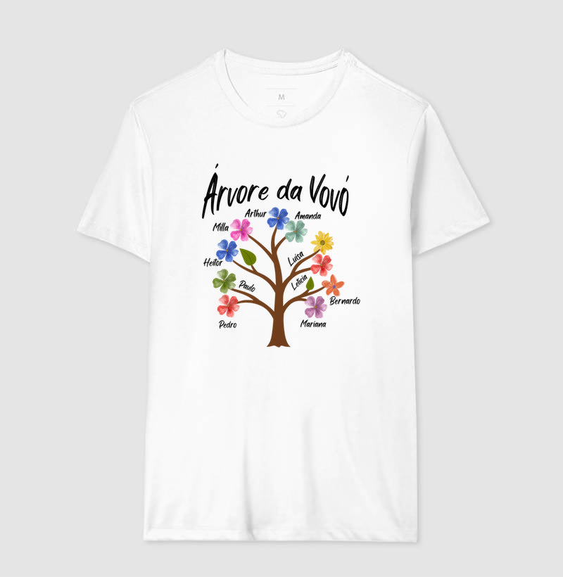 Camiseta Personalizada Árvore da Vovó