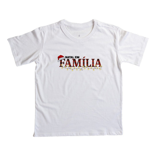 Camiseta Infantil Natal em Família