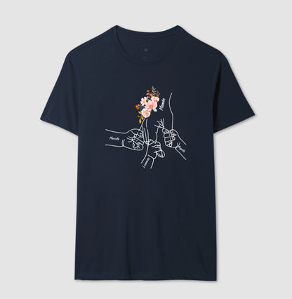 Camiseta Personalizada Mão de amor mãe