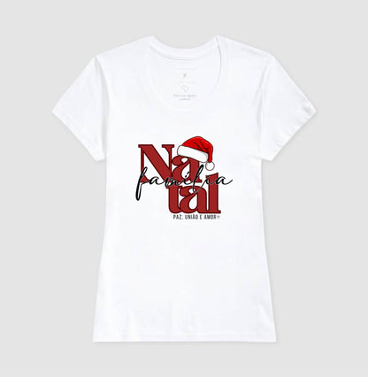 Camiseta Natal Paz, união e amor