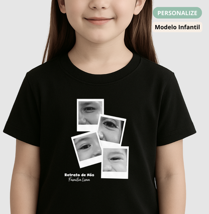 Camiseta Infantil Família - Retrato de nós