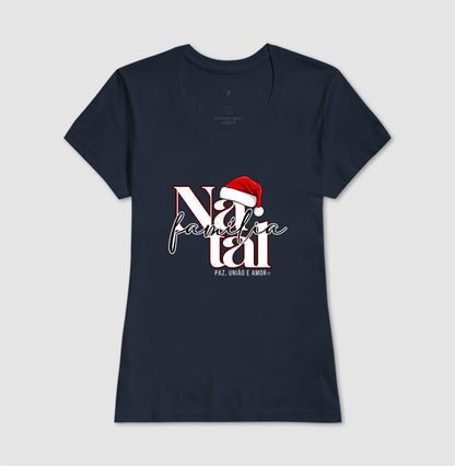 Camiseta Natal Paz, união e amor