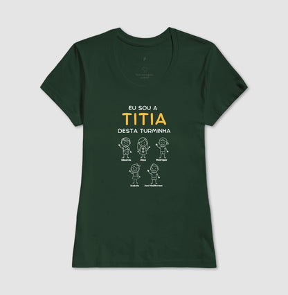 Camiseta Personalizada Eu sou o Titio/Titia desta turminha