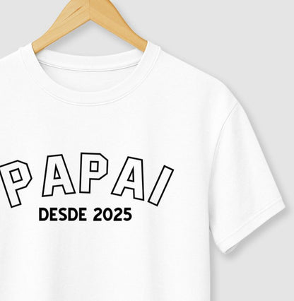 Camiseta Personalizada Papai e ano