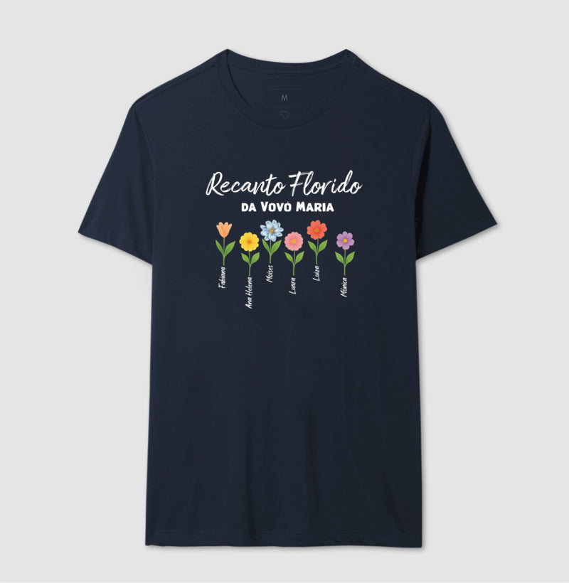 Camiseta Personalizada Recanto Florido da Vovó
