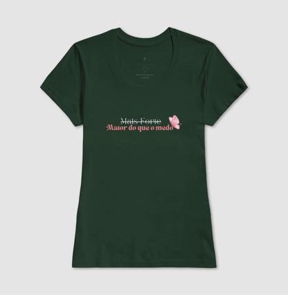Camiseta Personalizada - Maior do que o Medo