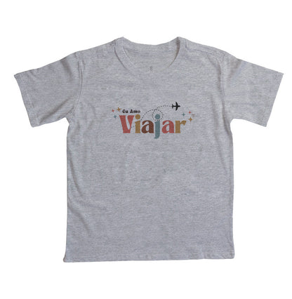 Camiseta - Eu amo viajar