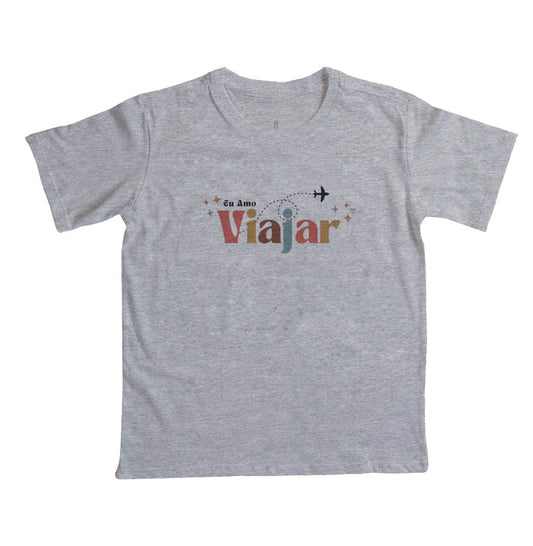 Camiseta - Eu amo viajar