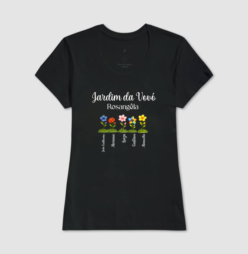 Camiseta Personalizada Jardim da Vovó Cultivando o amor