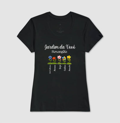 Camiseta Personalizada Jardim da Vovó Cultivando o amor
