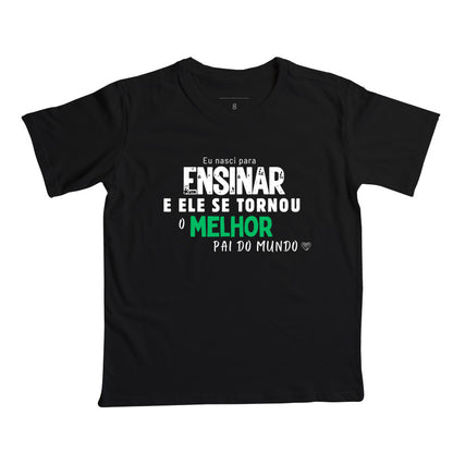 Camiseta Infantil Resposta da Lição ser Pai