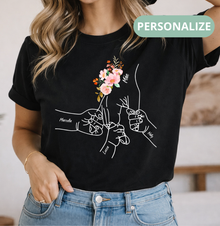 Camiseta Personalizada Mão de amor mãe