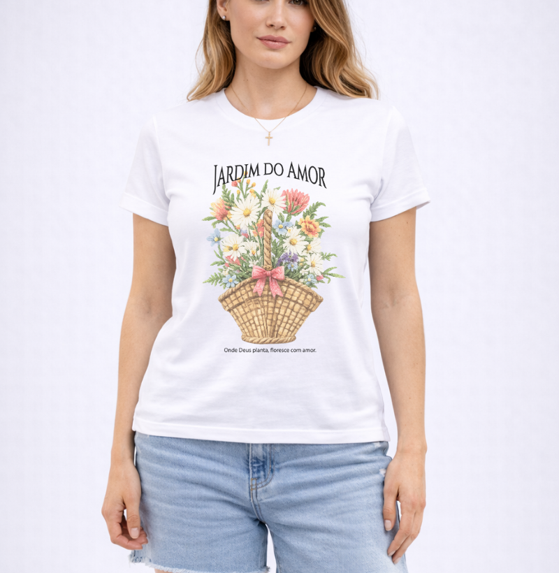 Camiseta Jardim de Amor