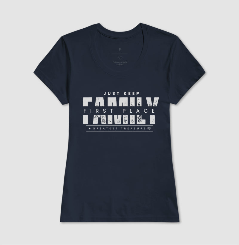 Camiseta Família - Just Keep Family