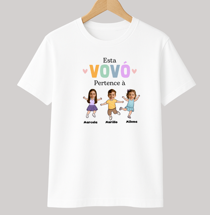 Camiseta Personalizada Divertida Vovó/Vovô pertence à