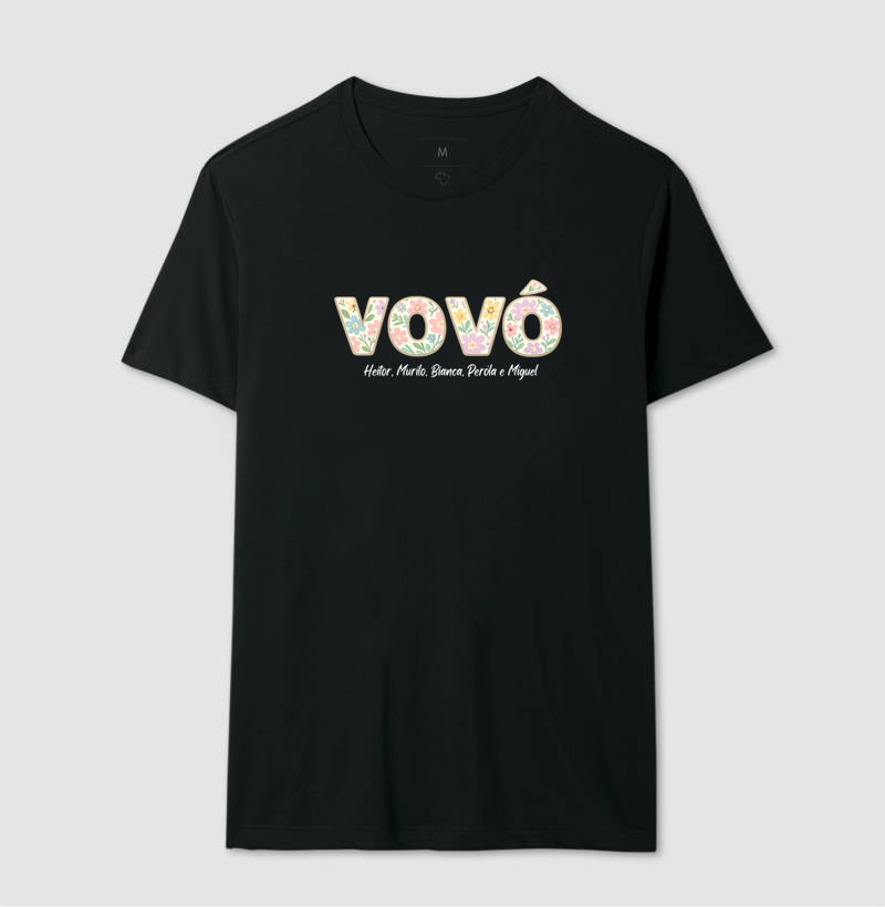 Camiseta Personalizada Vovó/ Bisavó Floral