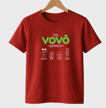 Camiseta Personalizada - Vovô/Vovó  Netos e Pets