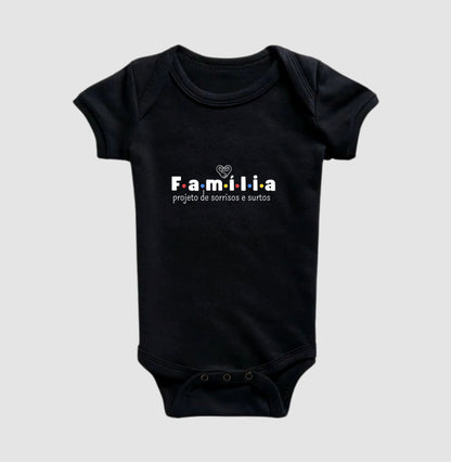 Body Infantil - Família Projeto de sorrisos e caos