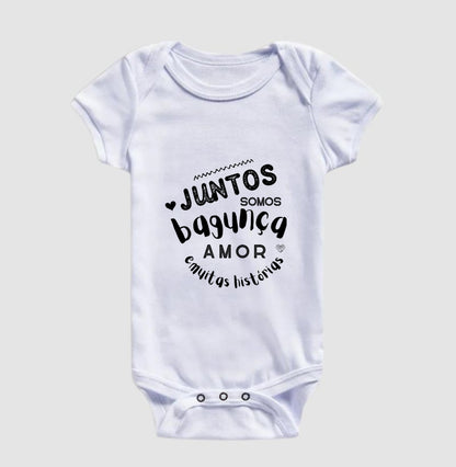 Body Infantil - Família Juntos somos Bagunça