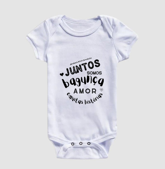Body Infantil - Família Juntos somos Bagunça