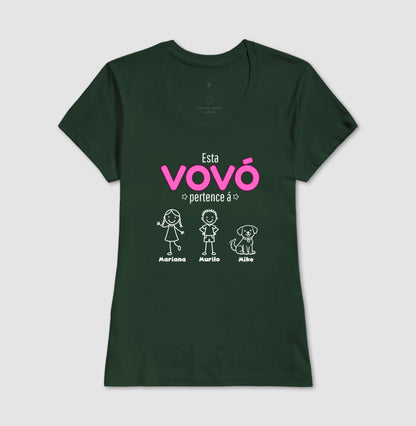 Camiseta Personalizada - Vovô/Vovó  Netos e Pets