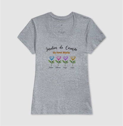 Camiseta Personalizada Jardim do Coração