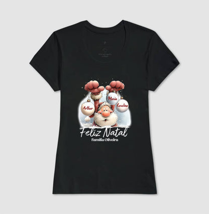 Camiseta Personalizada Natal Papai Noel