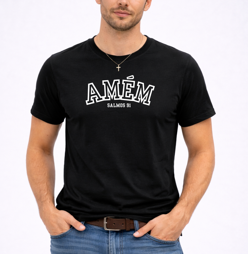 Camiseta Amém Salmo 91