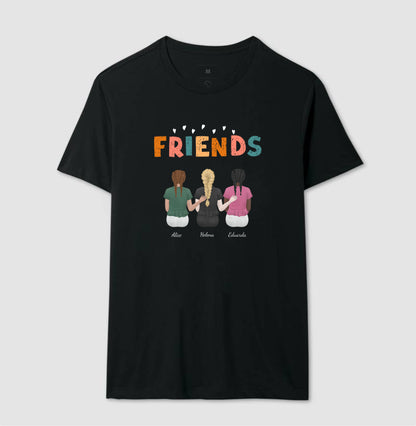 Camiseta Personalizada - Melhores Amigas