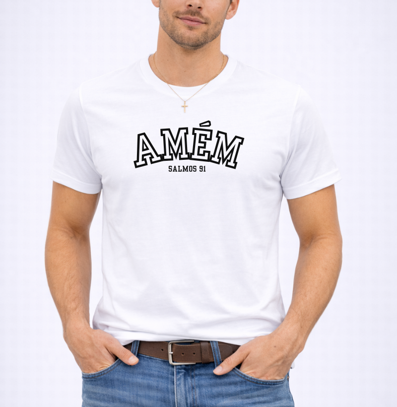 Camiseta Amém Salmo 91