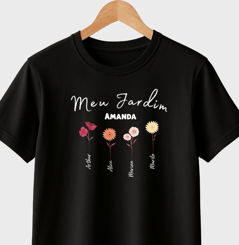 Camiseta Personalizada Jardim da Mamãe