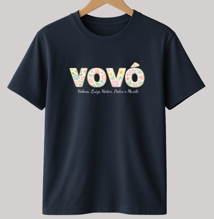 Camiseta Personalizada Vovó/ Bisavó Floral