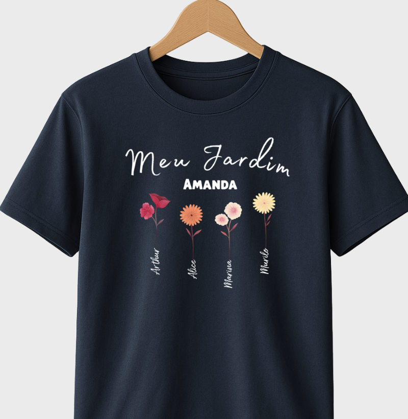 Camiseta Personalizada Jardim da Mamãe