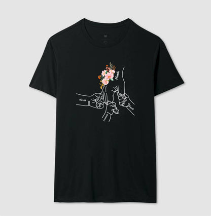 Camiseta Personalizada Mão de amor mãe