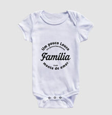 Body Infantil Família - Um monte de amor