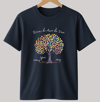 Camiseta Personalizada Raízes do amor da vovó