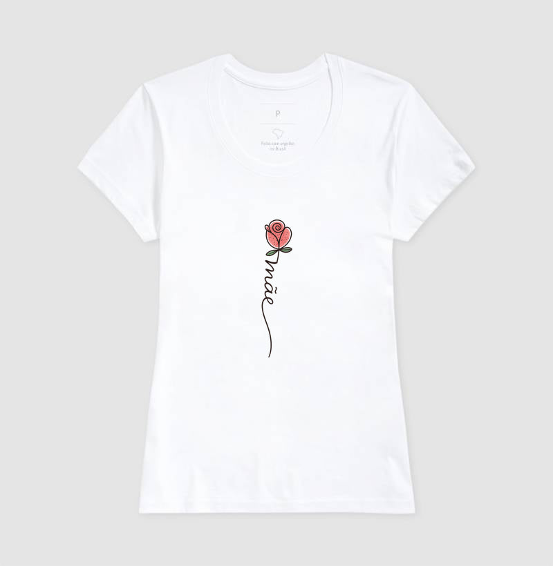 Camiseta Flor de Mãe