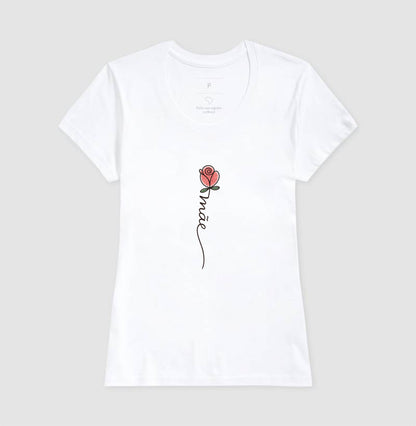 Camiseta Flor de Mãe