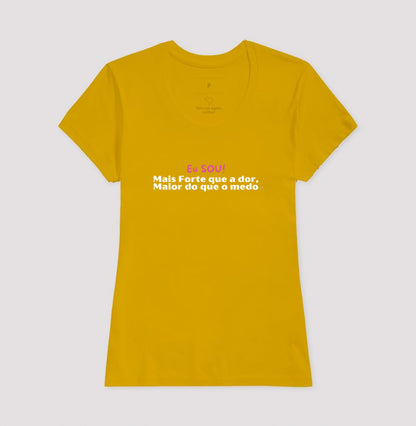 Camiseta Personalizada - Eu sou maior do que a dor