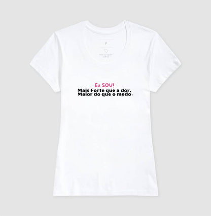 Camiseta Personalizada - Eu sou maior do que a dor