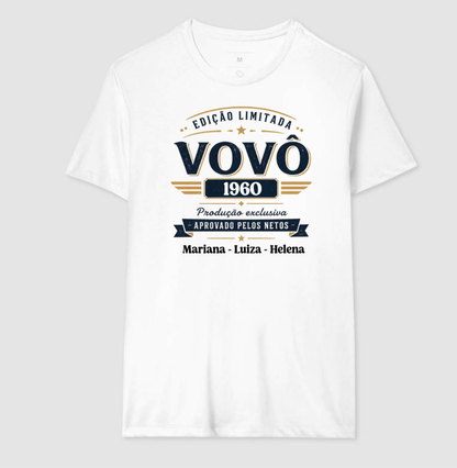 Camiseta Personalizada Avô Edição Limitada