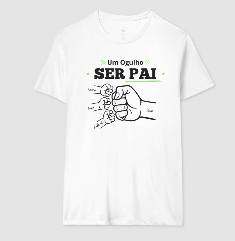 Camiseta Personalizada Orgulho Ser Pai