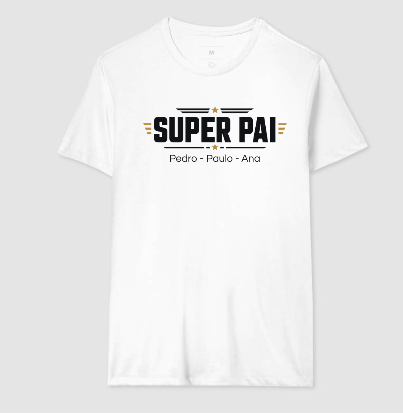 Camiseta Personalizada Super Pai