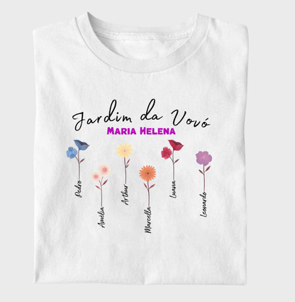 Camiseta Personalizada - Jardim da Vovó