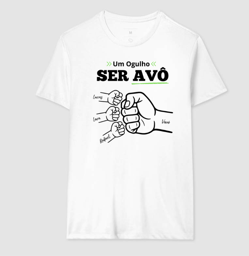 Camiseta Personalizada Orgulho Ser Avô