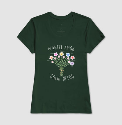 Camiseta Personalizada Plantei amor, colhi netos